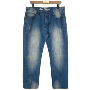 CHILI PEPPER JEANS women's medium blue denim jeans size 36